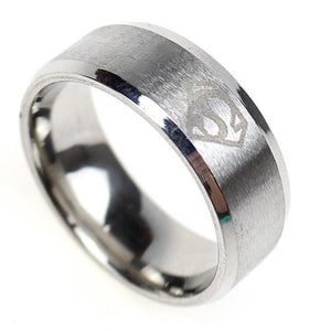 Stainless Steel Rings Superman Ring