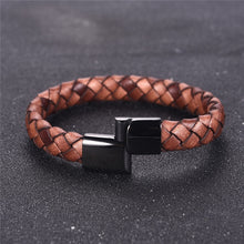 Load image into Gallery viewer, Leather Bracelets Woven X