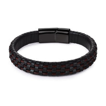Load image into Gallery viewer, Leather Bracelets Woven X
