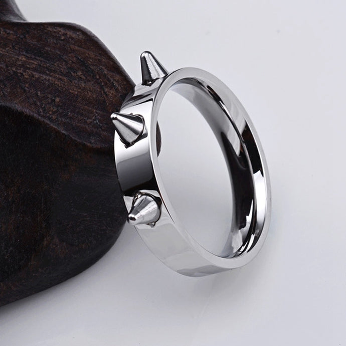 Self-defense stainless steel ring