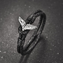 Load image into Gallery viewer, Leather Bracelet Stainless xx