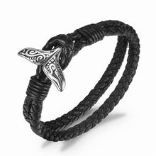 Load image into Gallery viewer, Leather Bracelet Stainless xx